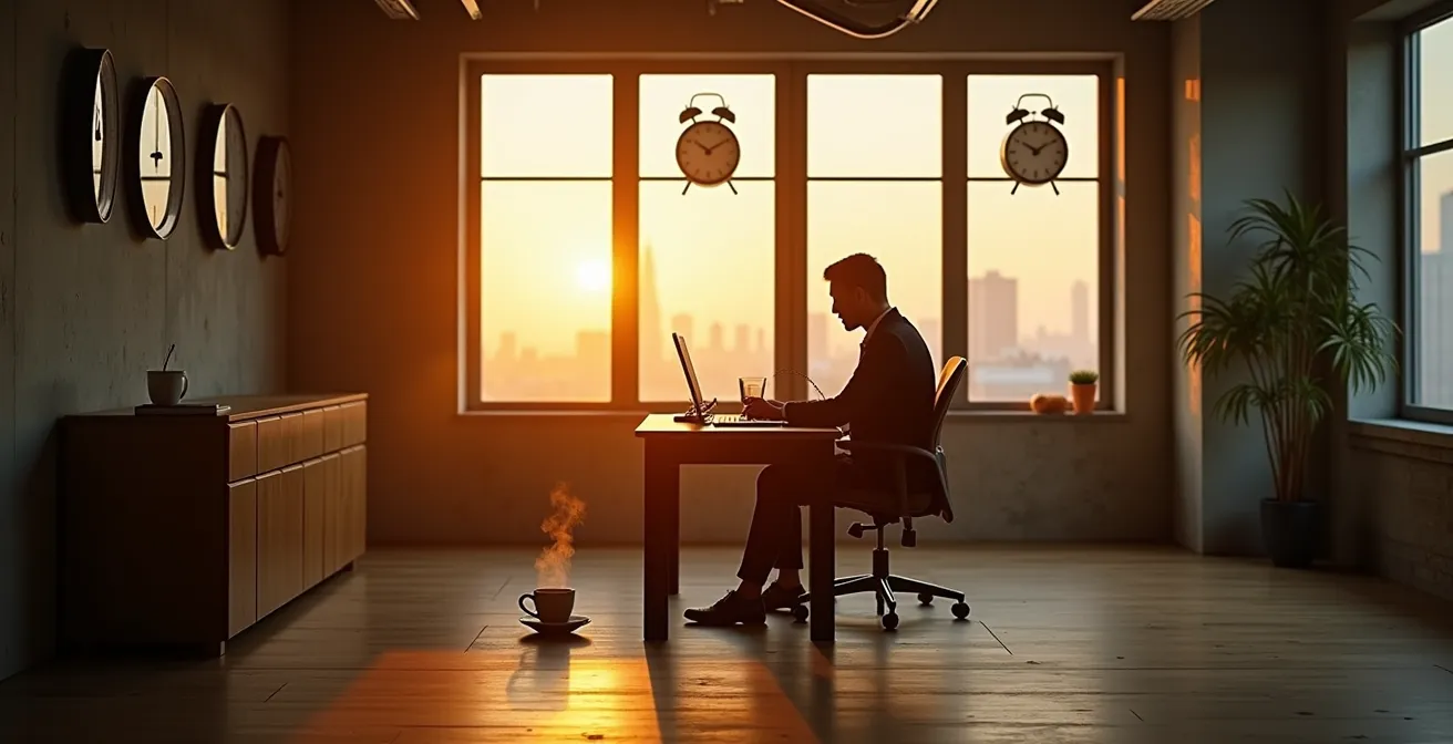 Professional analyzing optimal posting times for B2B audience engagement